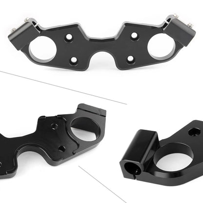 Upper Triple Tree Front End Clamp for Suzuki Hayabusa (2008-2012) Black