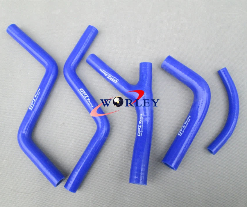Silicone Radiator Hose for Honda CR250 CR250R (1985-1987) - Red