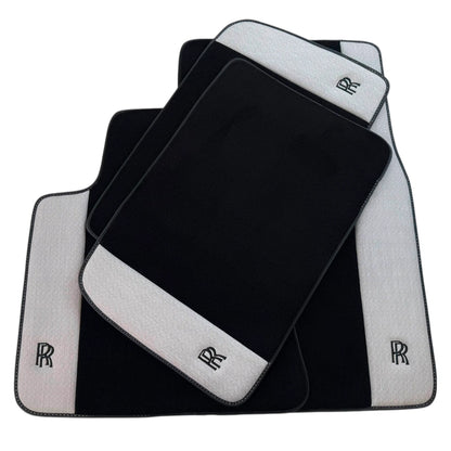 AutoWin Black Floor Mats for Rolls Royce Cullinan (2018-2023)