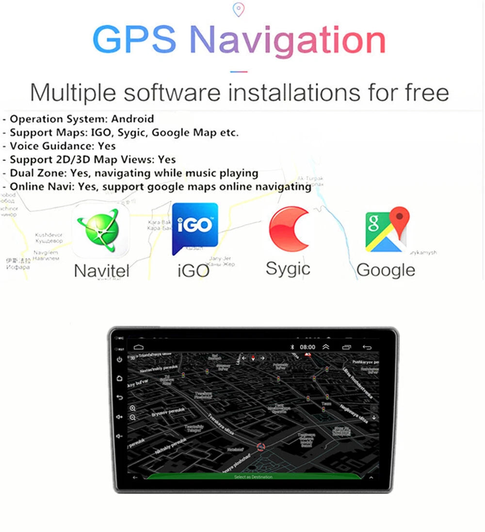 9" Android 13 GPS Stereo Radio for 2010-2021 Hyundai I40