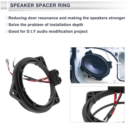 Speaker Spacer Rings for BMW 3.5" Midrange Speakers