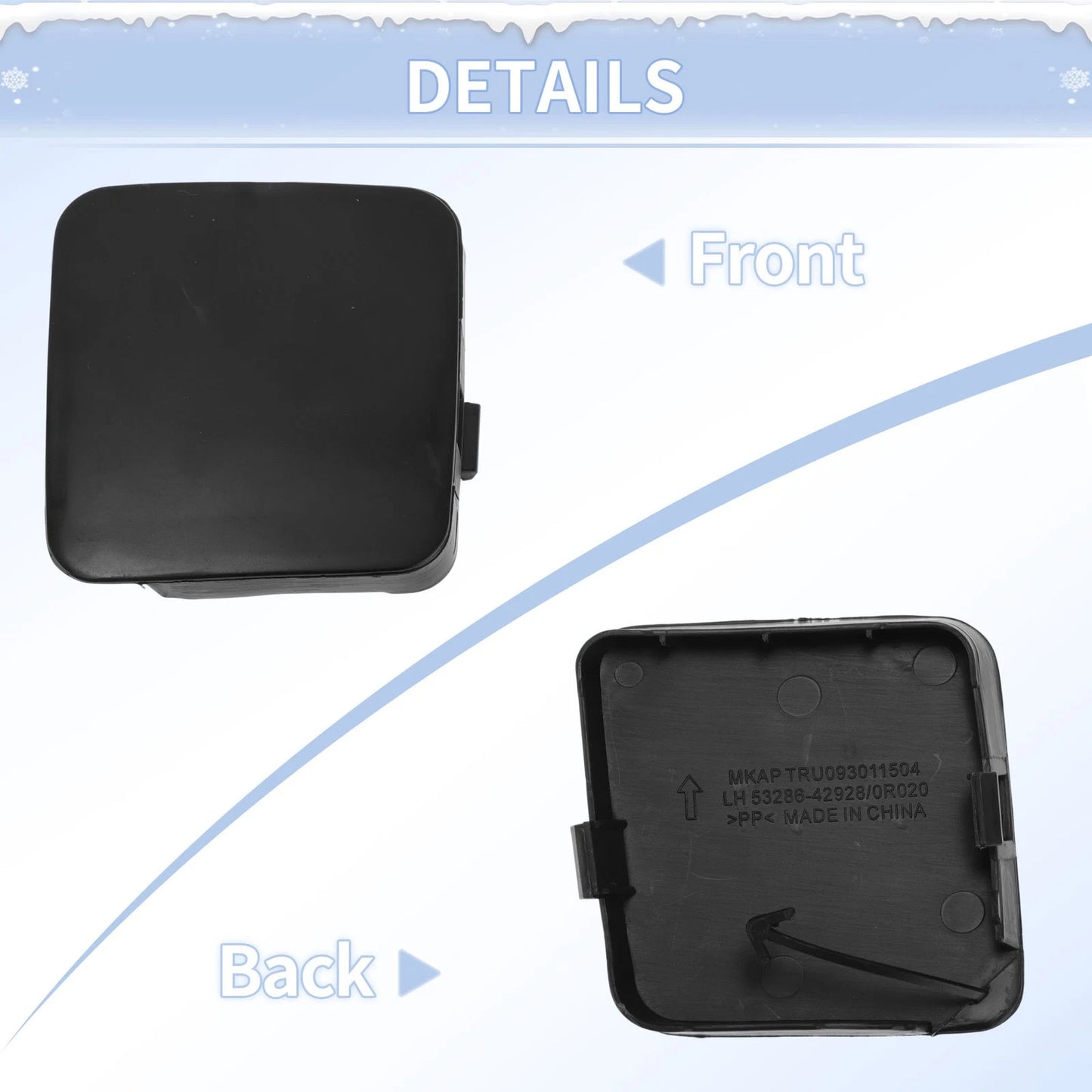 Left Front Tow Hook Cover for Toyota RAV4 (2019-2025)