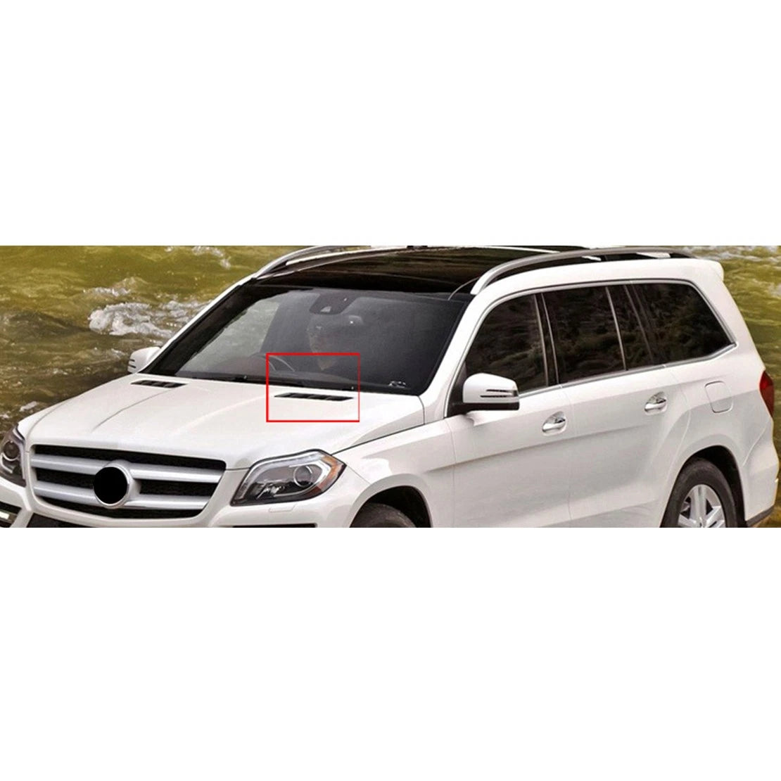Left Air Scoop Cover for Benz W166 GL ML (2012-2015)