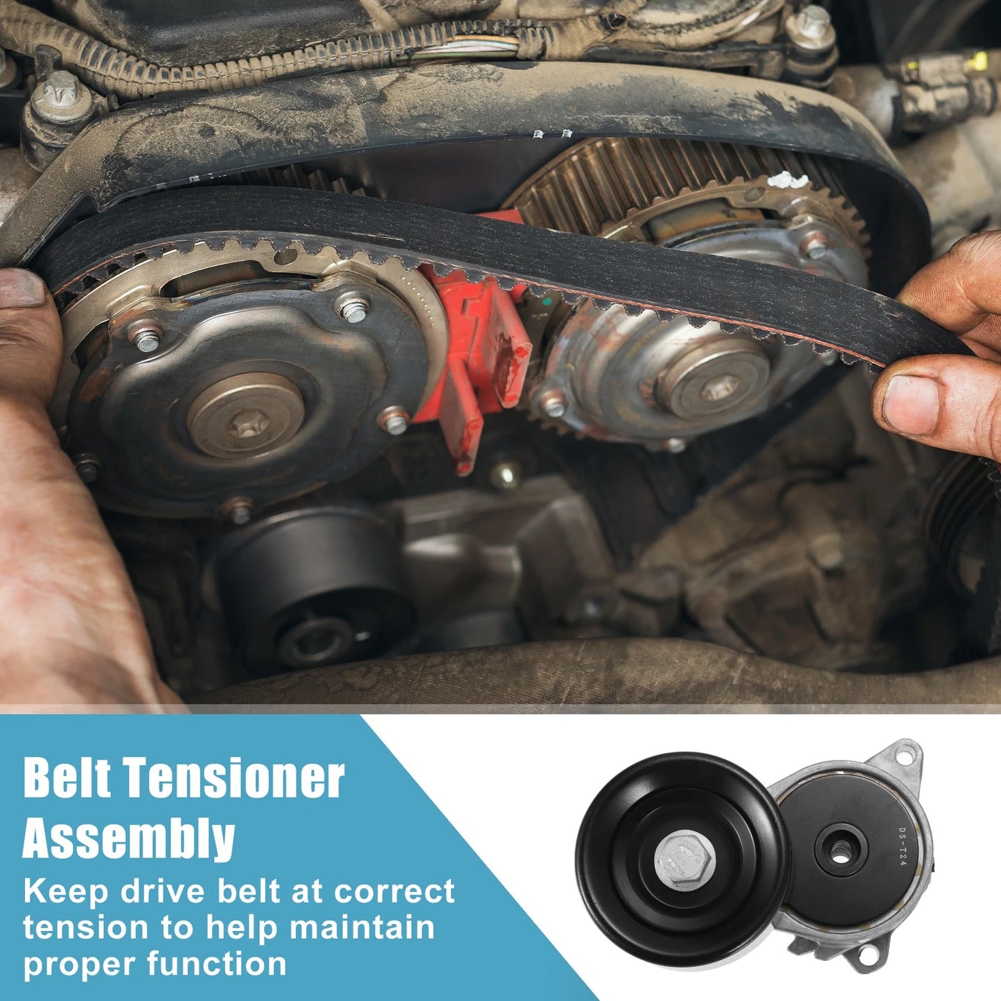Belt Tensioner Pulley Assembly for Acura TL (2009-2014)