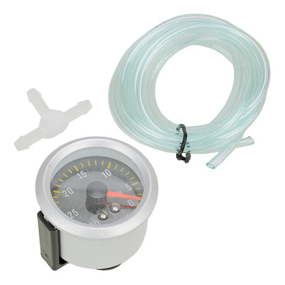 52mm Black Face LED Vacuum Gauge for Car (Universal)