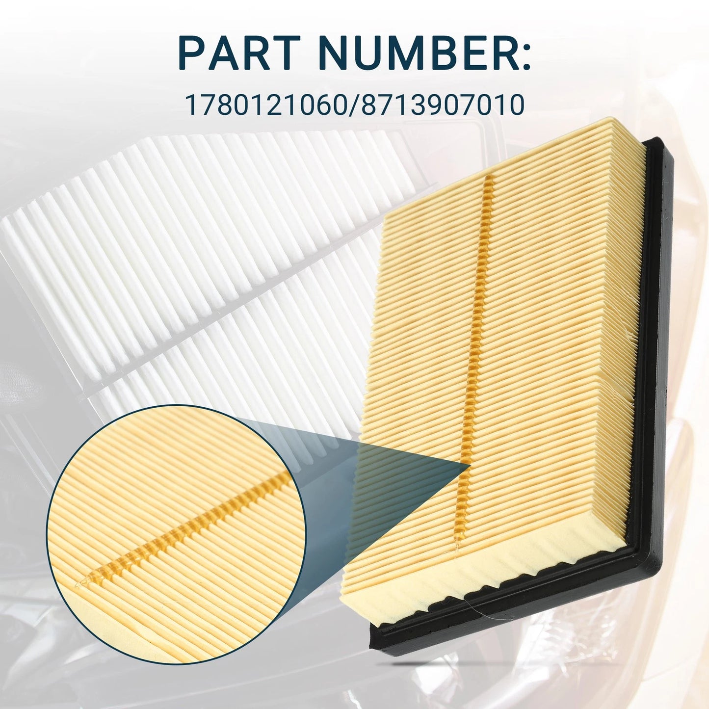 Cabin Air Filter Set for Toyota Prius C (2012-2019)