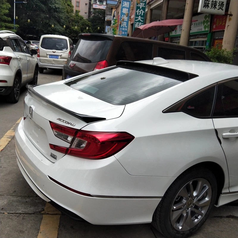 Black Rear Roof Factory Style Spoiler Wing for Honda Accord Sedan (2018-2021)