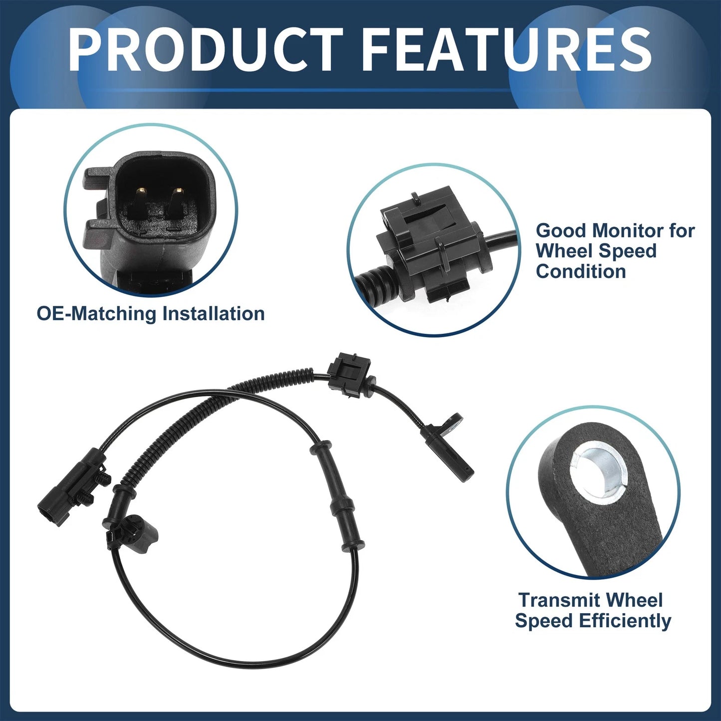 ABS Wheel Speed Sensor for Chrysler 300 Rear Right