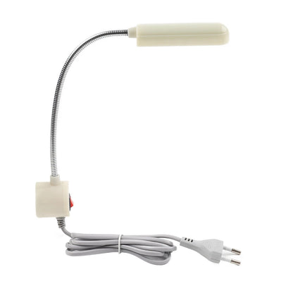LED Sewing Gooseneck Lamp Light with Magnetic Base for Bernina White