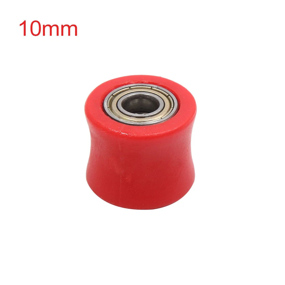 10mm Chain Roller Pulley / Tensioner Wheel Guide Red / for Motorcycle ATV Quad