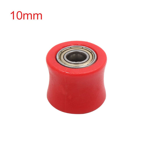 10mm Chain Roller Pulley / Tensioner Wheel Guide Red / for Motorcycle ATV Quad