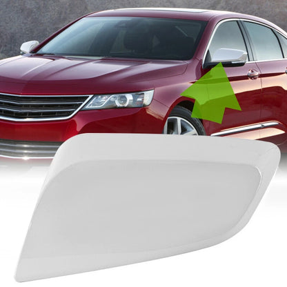 Left Side Wind Mirror Cover Caps for Chevy Impala 2014-2020 Gloss White