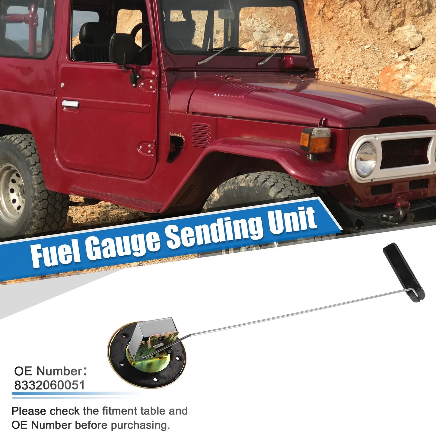 Main Fuel Tank Guage Level Sensor for Toyota Land Cruiser (1979–1984)