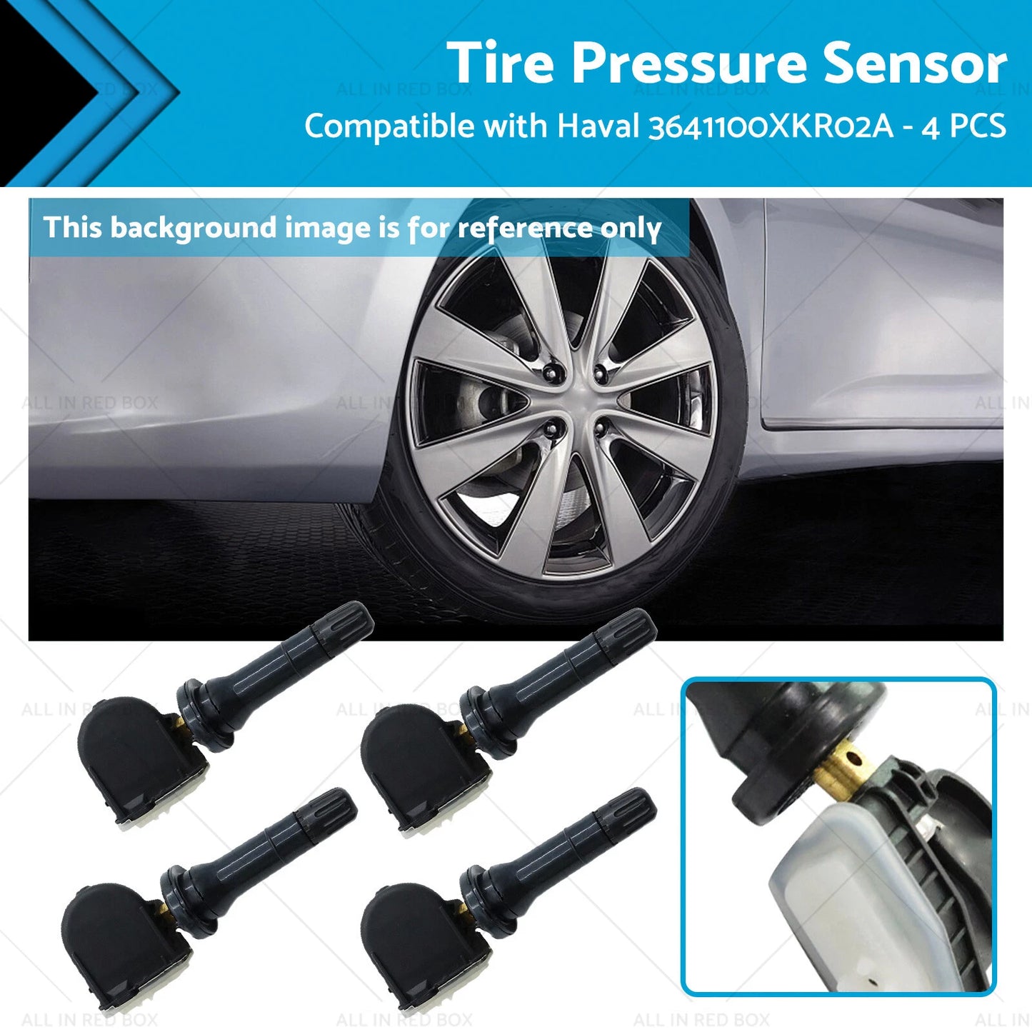 4PCS Tire Pressure Sensors for Haval F7 Dargo H9 Jolion (2018-2023)