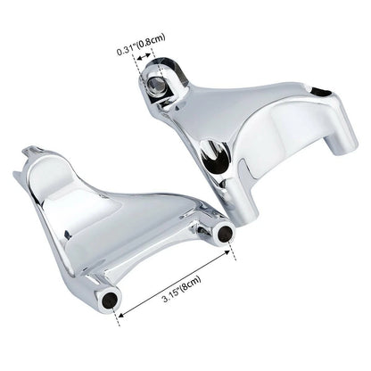 Chrome Rear Passenger Foot Peg Mount for Harley Sportster (2004-2013)