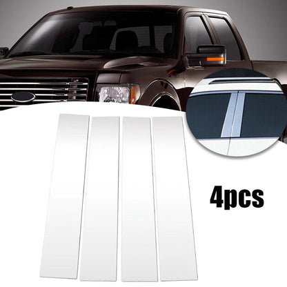 Chrome Window Cover Trim for Ford F150 2004-2014 (2 x Door Post Pillars)
