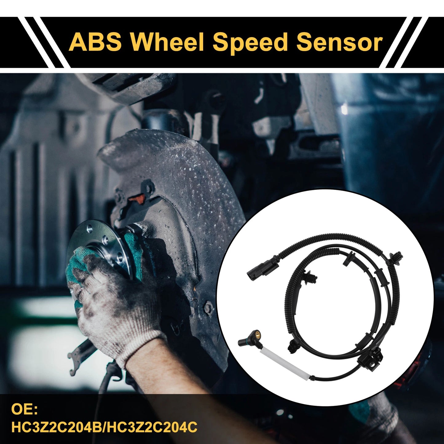ABS Wheel Speed Sensor for Ford F-250 F-350 F-450 F-550 Super Duty (2017-2019)