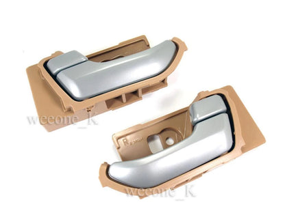 2 x Interior Door Handles Cream for Isuzu D-Max Ute(2012-2015)