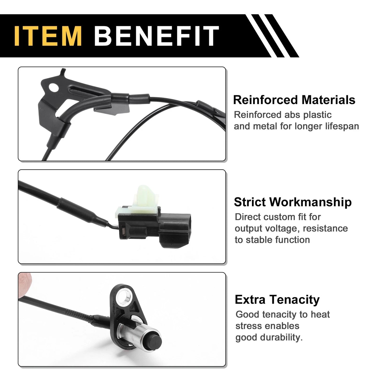 ABS Wheel Speed Sensor for Mitsubishi Mirage (2014-2017) Front Right