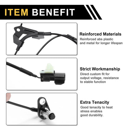 ABS Wheel Speed Sensor for Mitsubishi Mirage (2014-2017) Front Right