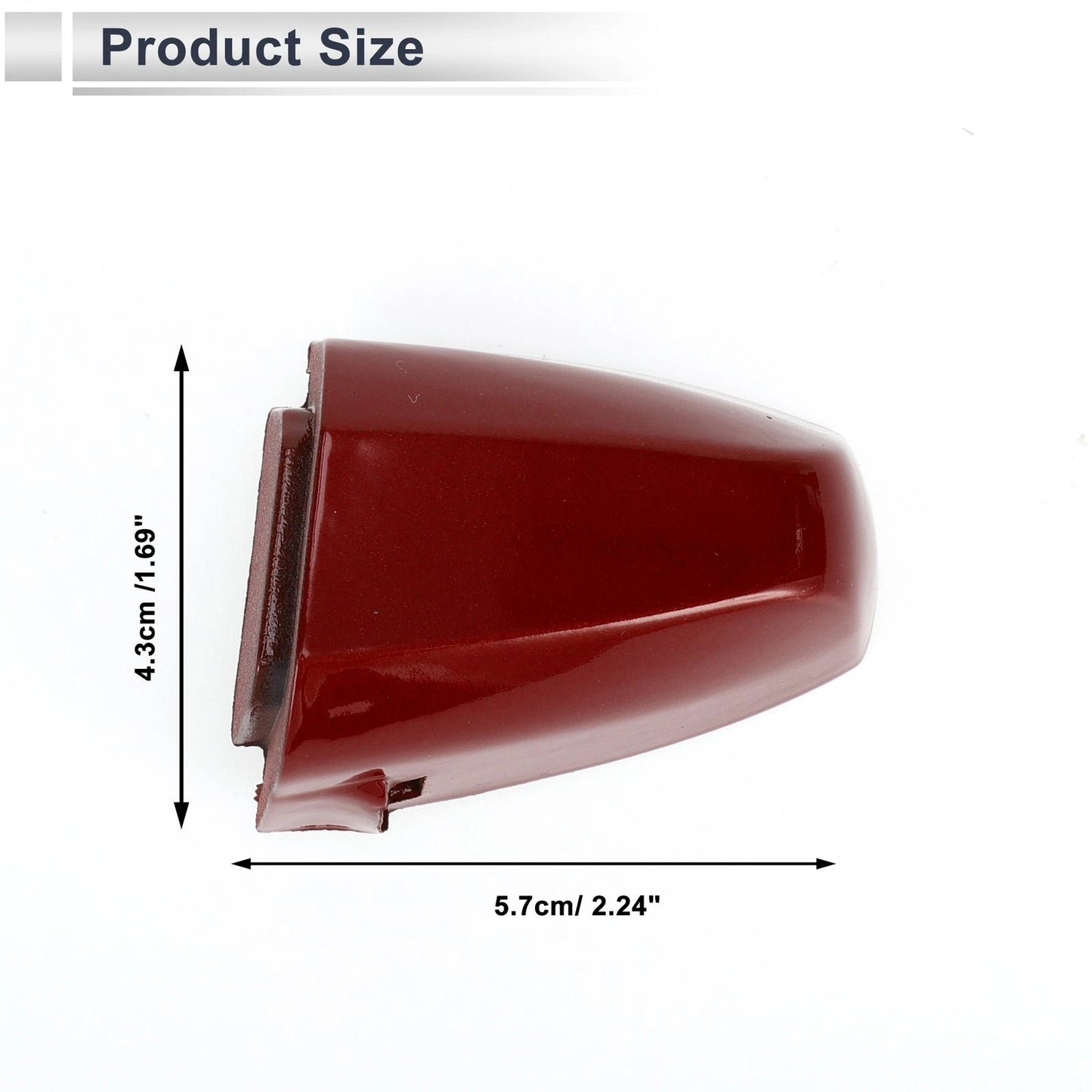 Front Left Door Handle Cover for BMW X1 X2 2015-2018 (2 x Covers) Red