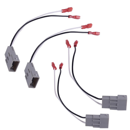 4 x Car Speaker Connector Wire Harness Adapter for Honda CRX, Acura (1986-1991)