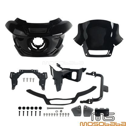 Front Headlamp Fairing w/Windshield for Harley Softail Low Rider S FXLRS (2018-2023)