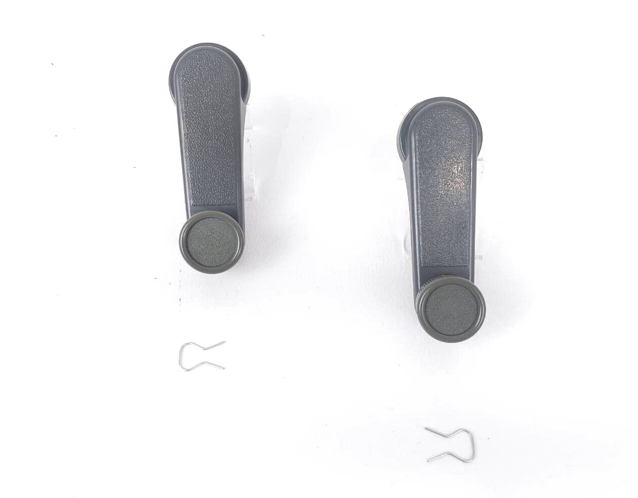 2 x Grey Window Winder Handles for Nissan Navara D21 D22 Patrol (1986-2004)
