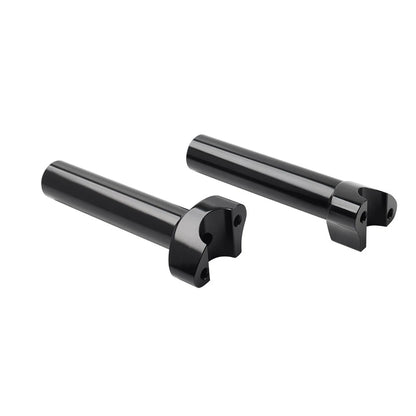 6" Black Straight Handlebar Risers for Harley Heritage Softail Dyna FXD