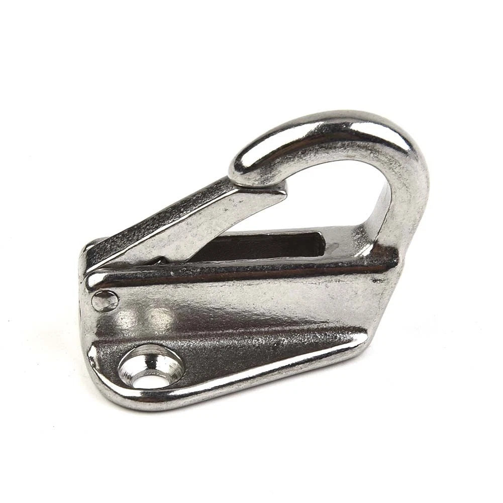 2 x 316 Stainless Steel Spring Snap Fending Hook Fender Hardware for Marine