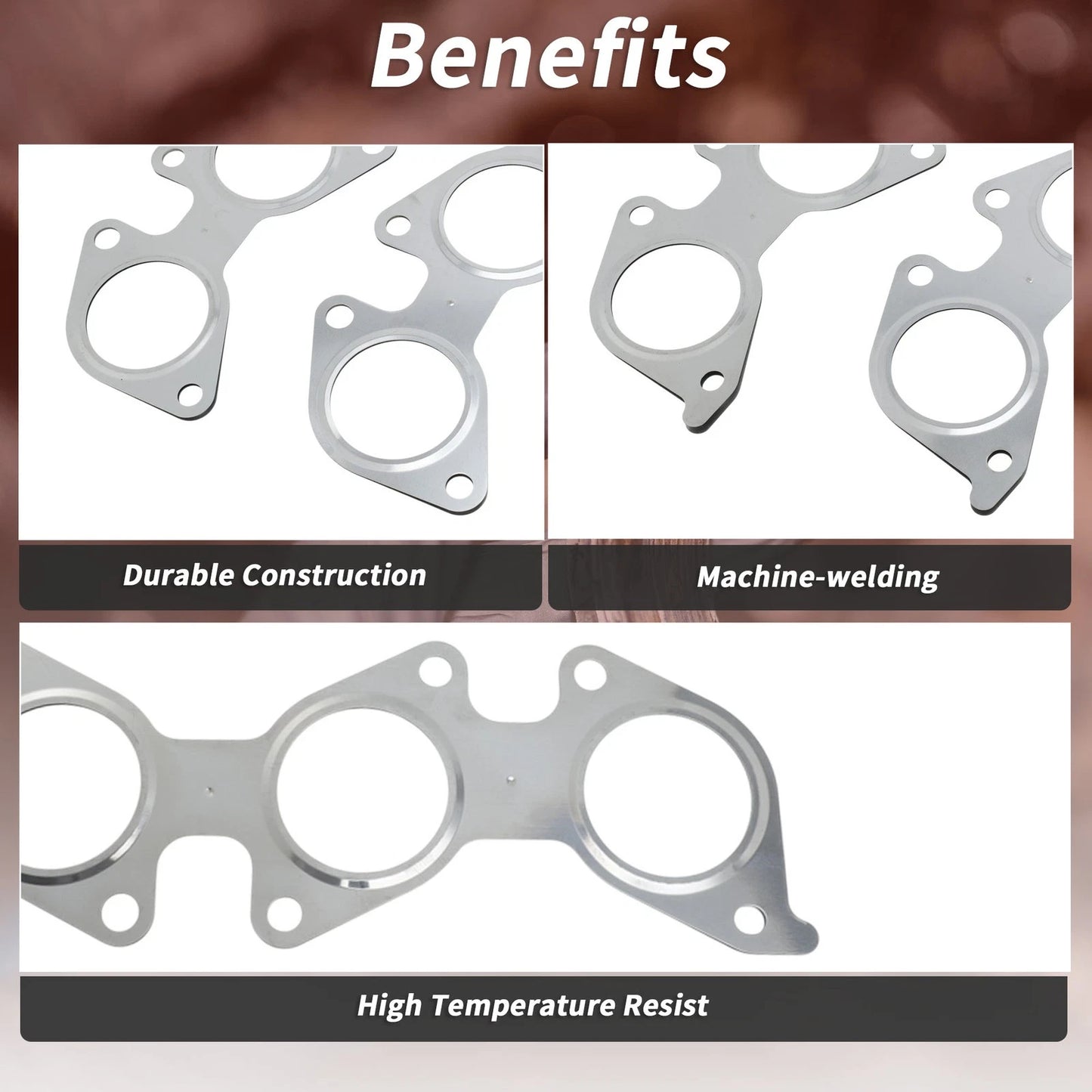 Exhaust Manifold Header Gasket 2 x for Toyota Tacoma (2006-2014)