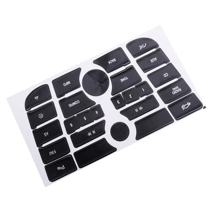 Car Radio Stereo Button Repair Decal Set for Opel Astra J (2010-2015)