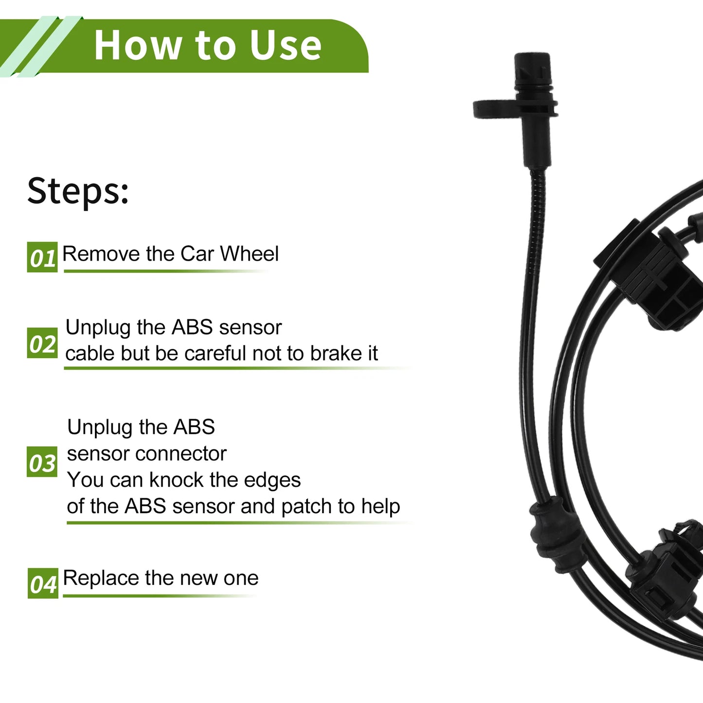 ABS Wheel Speed Sensor for Toyota Yaris iA Rear Left (2016-2018)