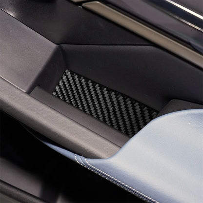 Carbon Fiber Door Storage Slot Mats Trim Cover for BMW 5 Series (2024)