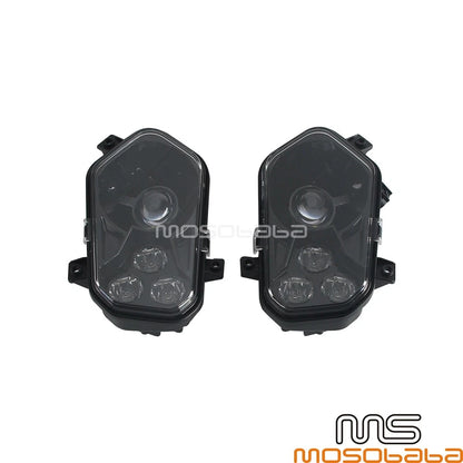 ATV LED Hi/Low Beam Angel Eye Headlights for Polaris RZR, ACE, Sportsman, Ranger