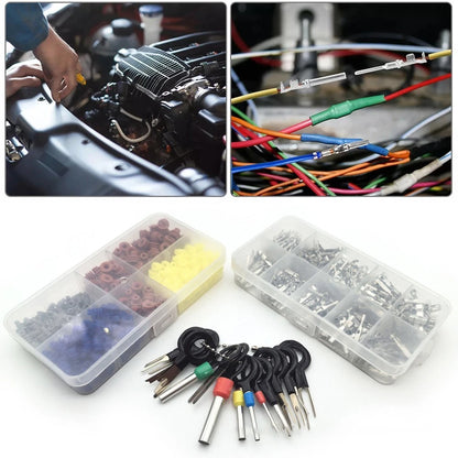 690PCS Connector Pins Terminal Kit for Automotive Electrical Use