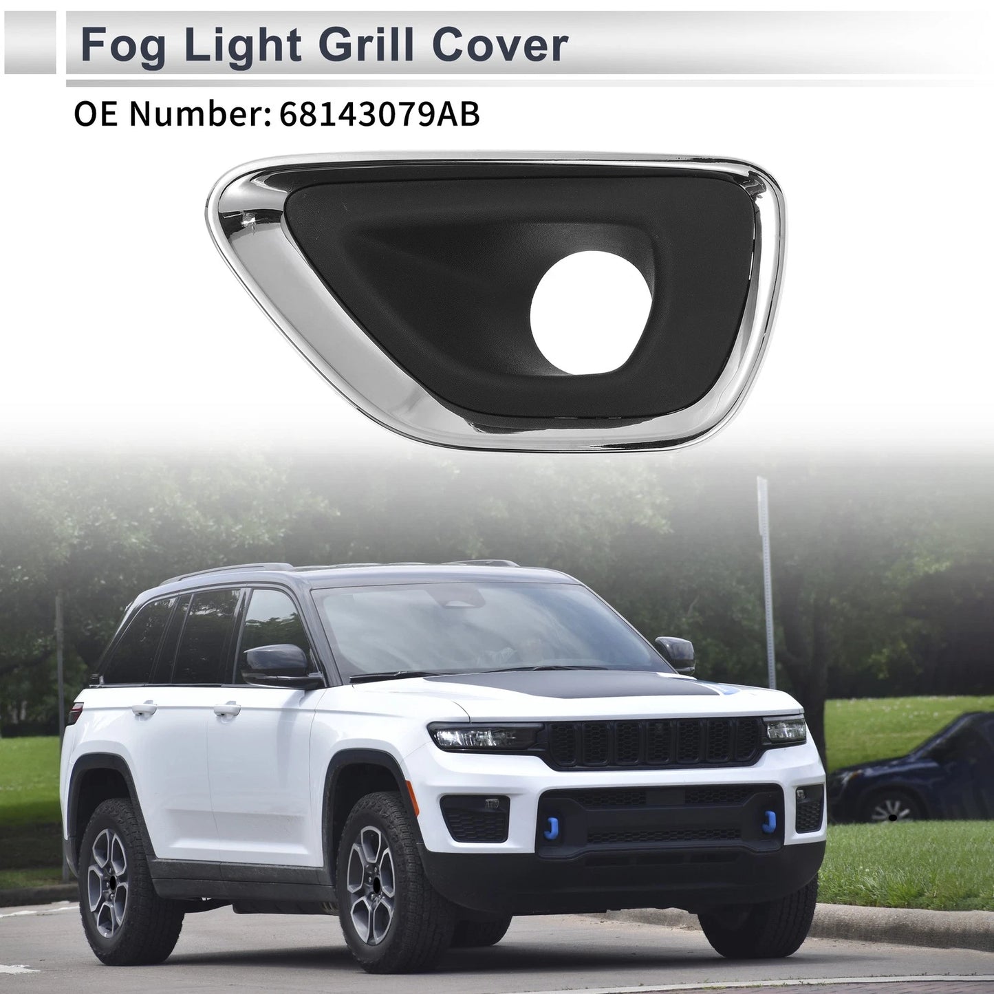 Front Left Fog Light Grill for Jeep Grand Cherokee (2014-2016)