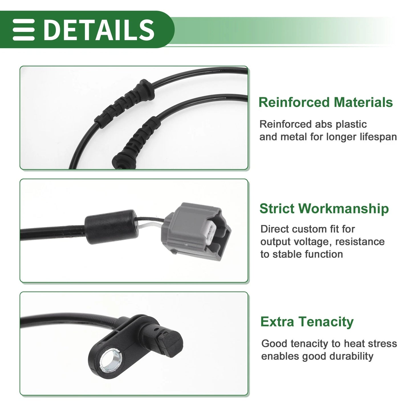 ABS Wheel Speed Sensor for Nissan NV200 (2013-2020) Rear Left