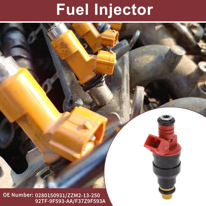 Fuel Injector 1 x No.0280150931 for Ford Ranger 4.0 (1993-1996) Red Black