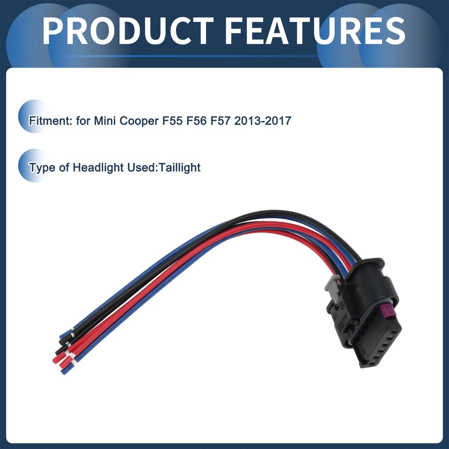 Headlight Wiring Harness for Mini Cooper F55 F56 (2013-2017)