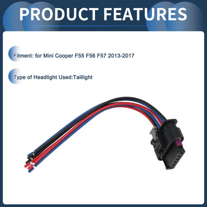 Headlight Wiring Harness for Mini Cooper F55 F56 (2013-2017)