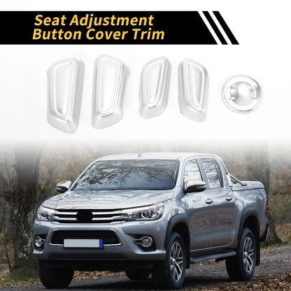 1 Set Seat Adjustment Button Cover Trim for Toyota Tundra (2022–2024)