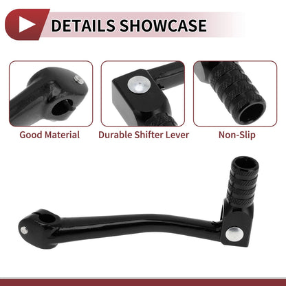 Folding Gear Shifter Lever Black for Honda CRF50 (2003–2023)