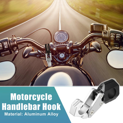 1 Set Handlebar Hook Aluminum Alloy Silver Tone for Honda ADV150 (2019–2023)