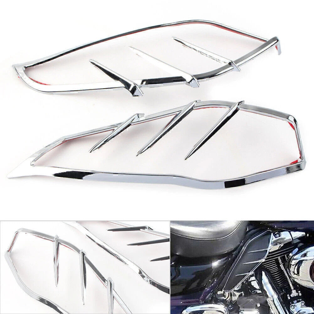 Chrome Mid-Frame Air Deflector Trim for Harley Electra Tri Glide (2009-2023)