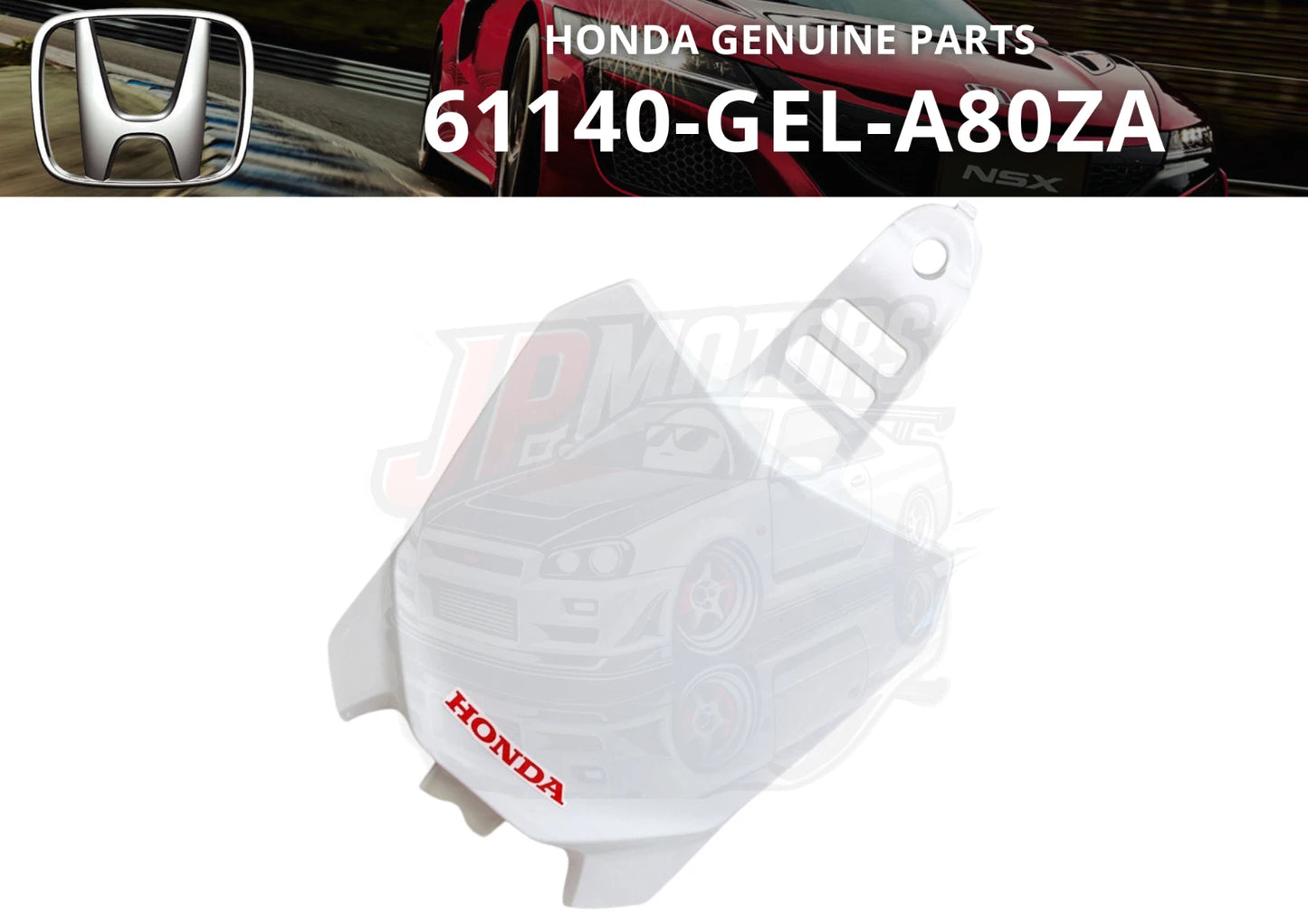 Front Number Plate White for Honda CRF50F (2013–2021)