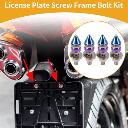 License Plate Screws Cover 45mm for Universal Motorcycle