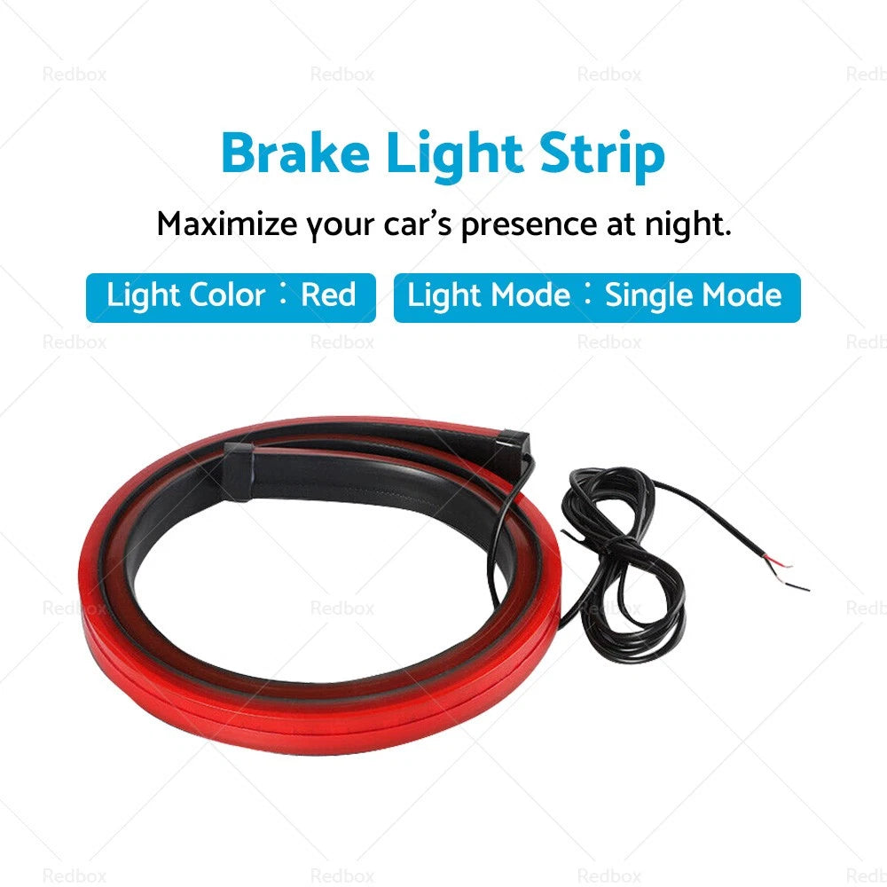 Red LED High Mount Third Brake Light Bar for Universal Car