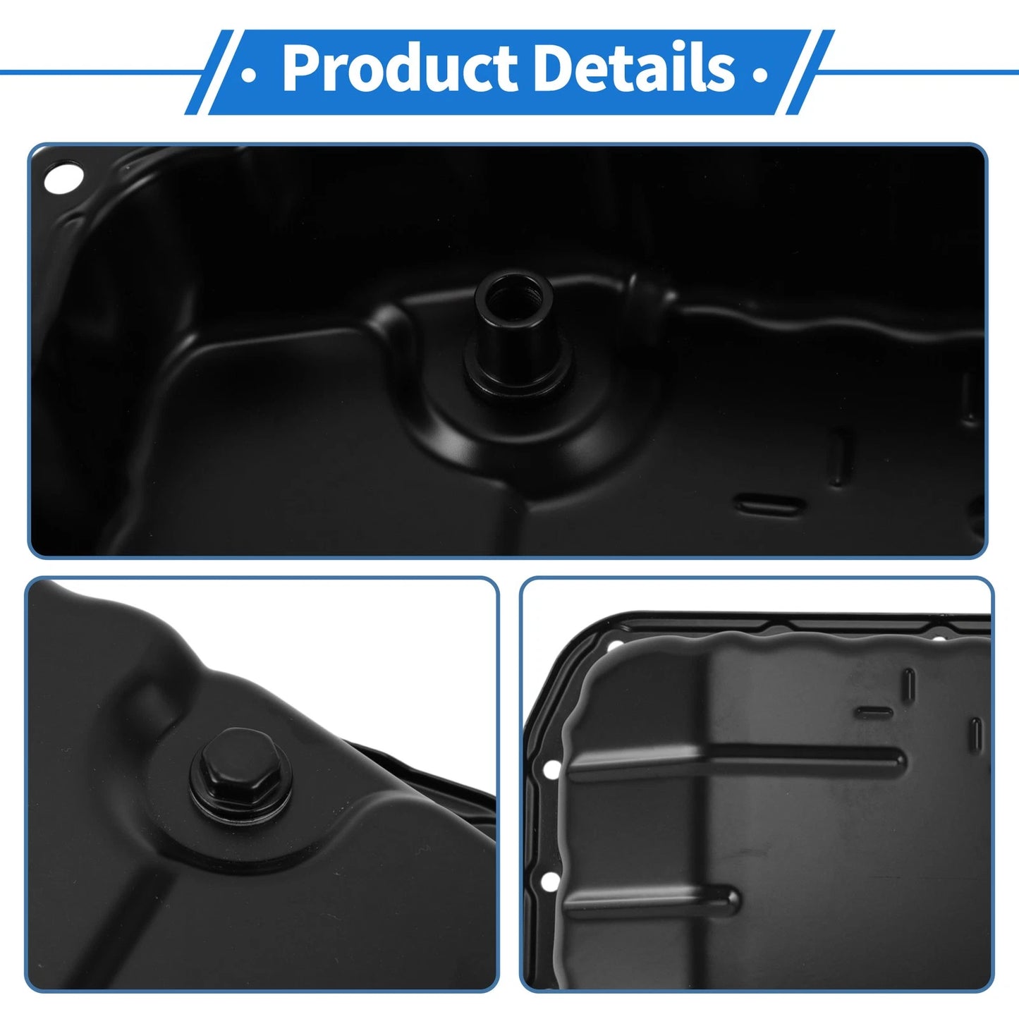 Engine Oil Pan for Toyota Camry (2015-2018) - Steel Black