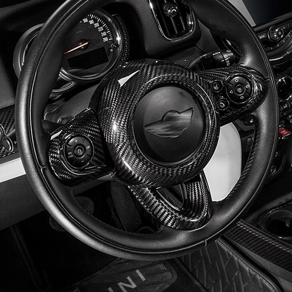 100%Carbon Fiber Steering Wheel Center Trim for Mini Cooper F54 F55 F56 F57 F60